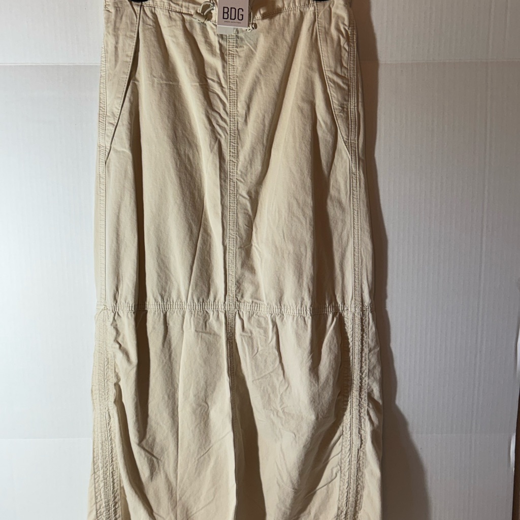 Bdg Cream Drawstring Skirt